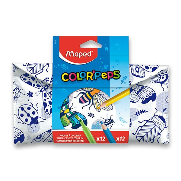 Pouzdro na psací potřeby Color’Peps Pencil Case 24 ks Maped