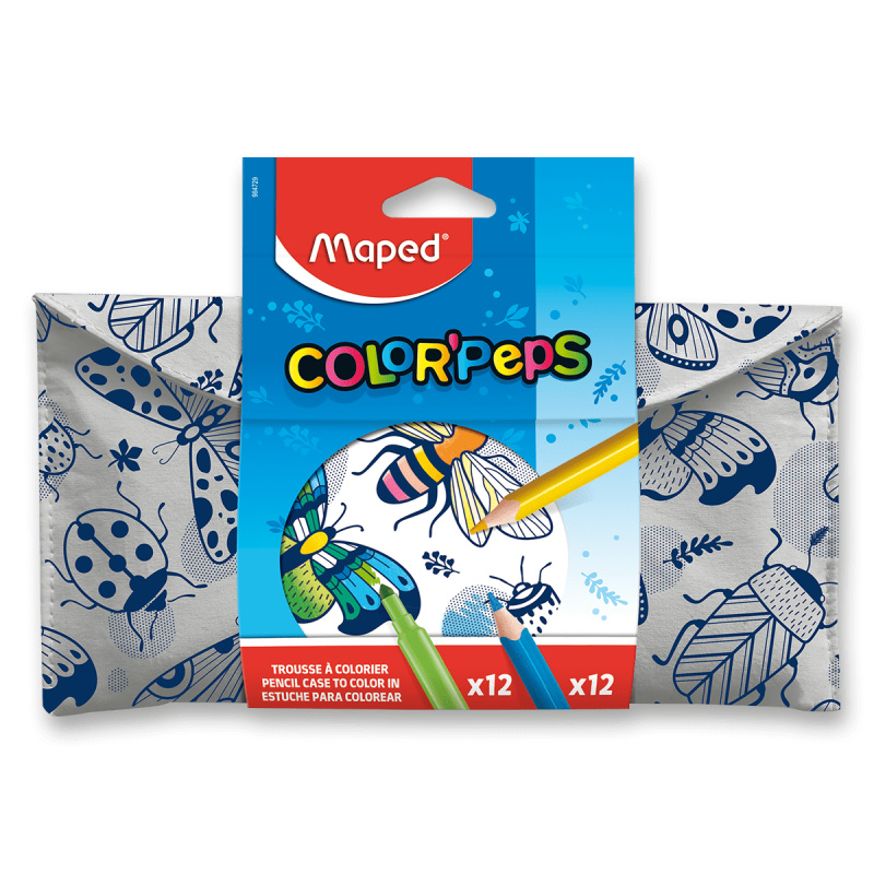 Pouzdro na psací potřeby Color’Peps Pencil Case 24 ks Maped