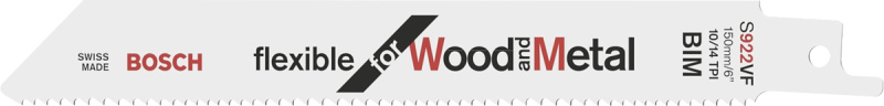 List pilový Bosch S 922 VF Flexible for Wood and Metal 5 ks