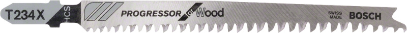 Plátek pilový Bosch T 234 X Progressor for Wood 3 ks