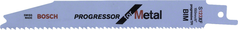 List pilový Bosch S 123 XF Progressor for Metal 5 ks