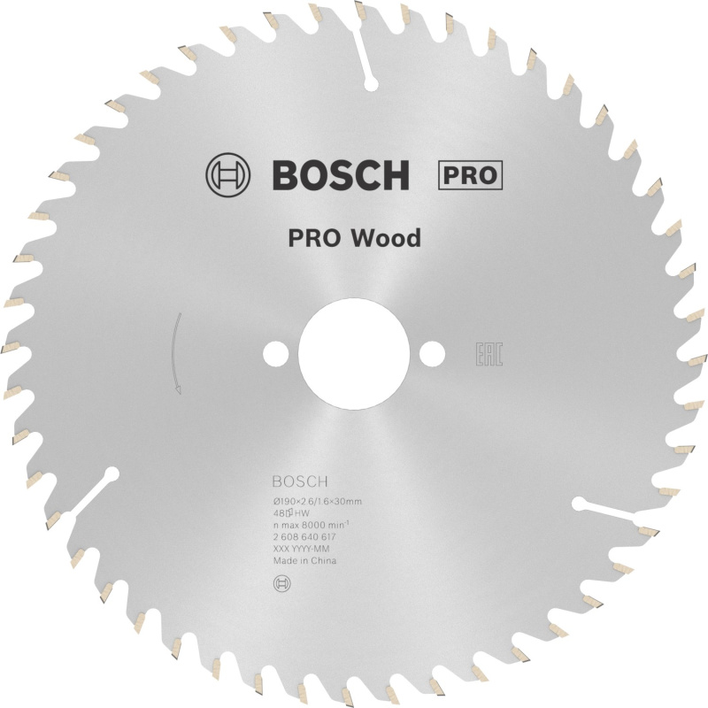 Kotouč pilový Bosch Optiline Wood 190×30×2,6 mm 48 z.