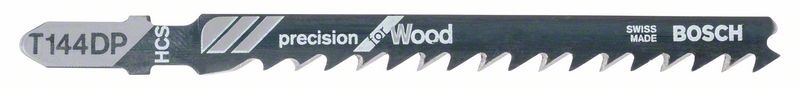 Plátek pilový Bosch T 144 DP Precision for Wood 5 ks