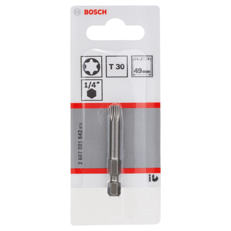 Bosch Šroubovací nástavec Extra Hard T30, 49 mm, 3 ks