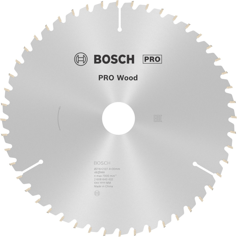 Kotouč pilový Bosch Optiline Wood 216×30×2 mm 48 z.