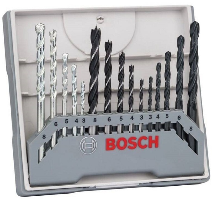 Bosch Sada vrtáků do zdiva, pr. 3-8 mm, 15-dílná