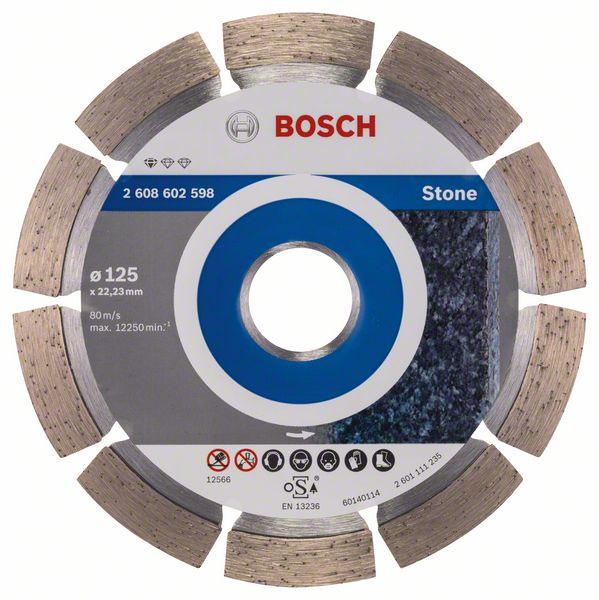 Kotouč DIA Bosch Standard for Stone 125×22,23×1,6×10 mm