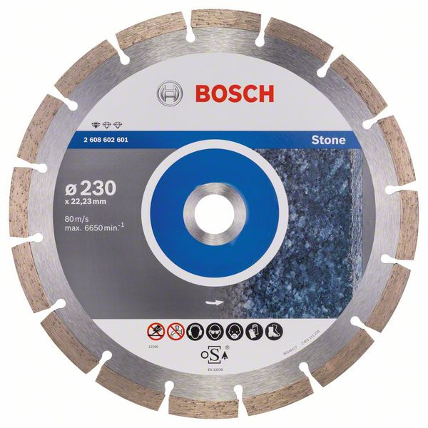 Kotouč DIA Bosch Standard for Stone 230×22,23×2,3×10 mm