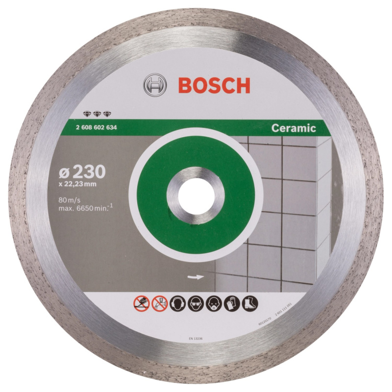 Bosch Diamantový dělící kotouč PRO Ceramic pr. 230 x 22,23 mm