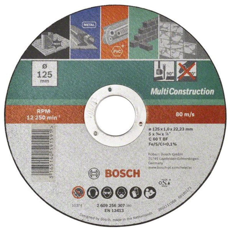 Bosch Dělicí kotouč rovný Multi Construction D = 125 mm
