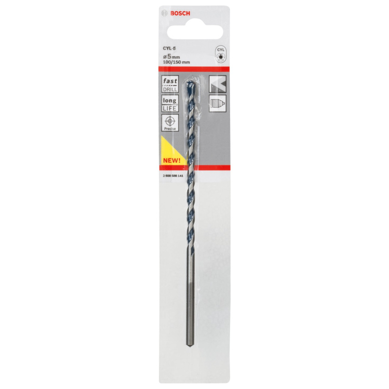 Bosch Spirálový vrták CYL-5 pr. 5 x 100/150 mm