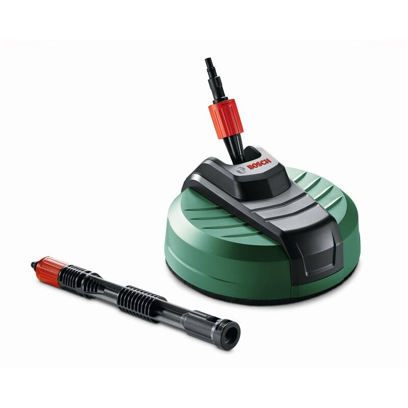 Mycí kartáč Bosch AquaSurf 280 - příslušenství pro vysokotlaké čističe teras Bosch AquaSurf 280 / O hlavy 28 cm / čepový kloub / zelená / černá Varia…