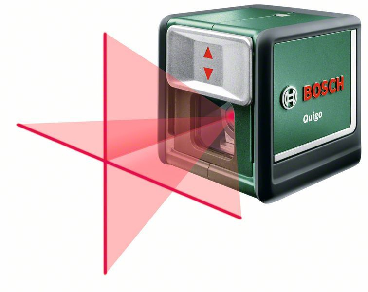 Samonivelační křížový laser Bosch Quigo, rozsah 10 m, 0603663521