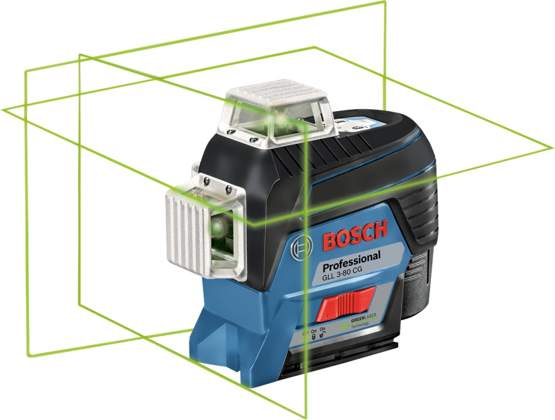 Laser křížový Bosch GLL 3-80 CG L-BOXX + BM1