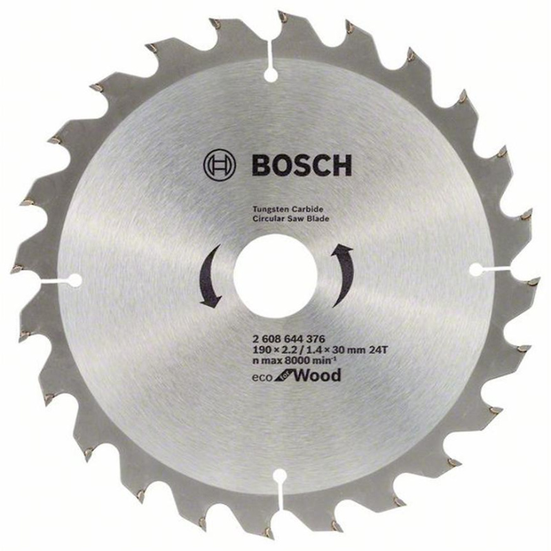 Kotouč pilový Bosch Eco for Wood 190×30×2,2 mm 24 z.