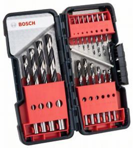 Vrtáky do kovu Bosch Twist Speed TB, průměr 1.0 - 10 mm, sada 18 kusů - 3165140917681