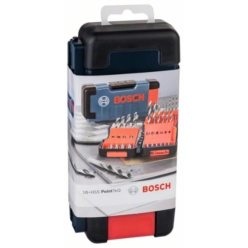Vrtáky do kovu Bosch Twist Speed TB, průměr 1.0 - 10 mm, sada 18 kusů - 3165140917681