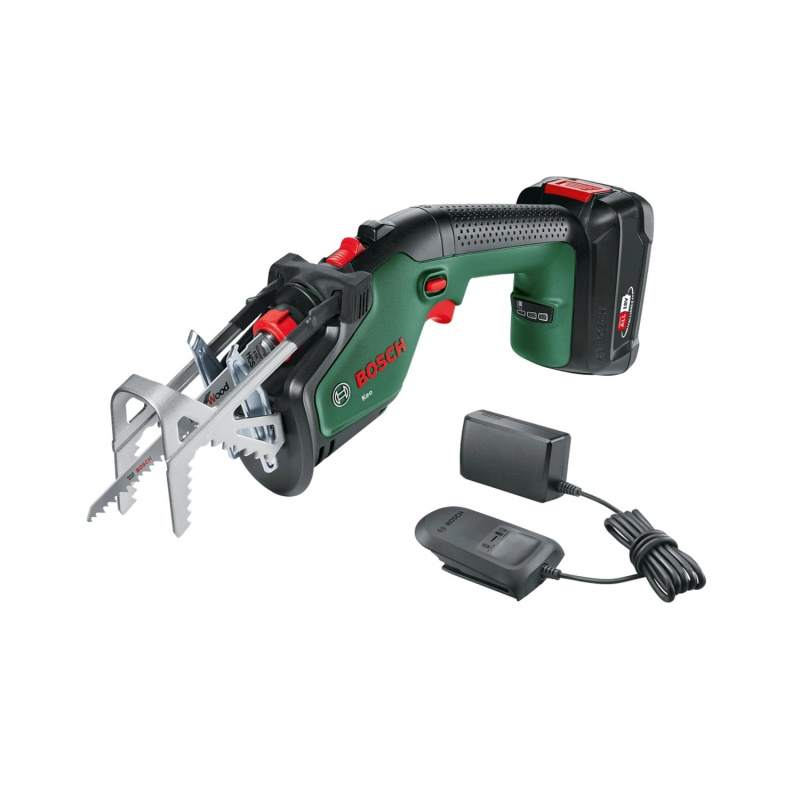 Bosch Aku zahradní pilka Keo vč. 1 x aku 2.0 Ah a nabíječky