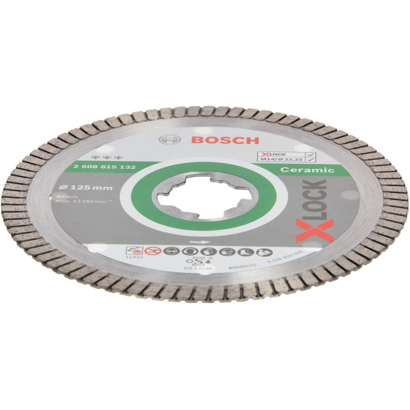 Bosch Diamantový dělící kotouč X-LOCK PRO Ceramic pr. 125 x 22,23 mm