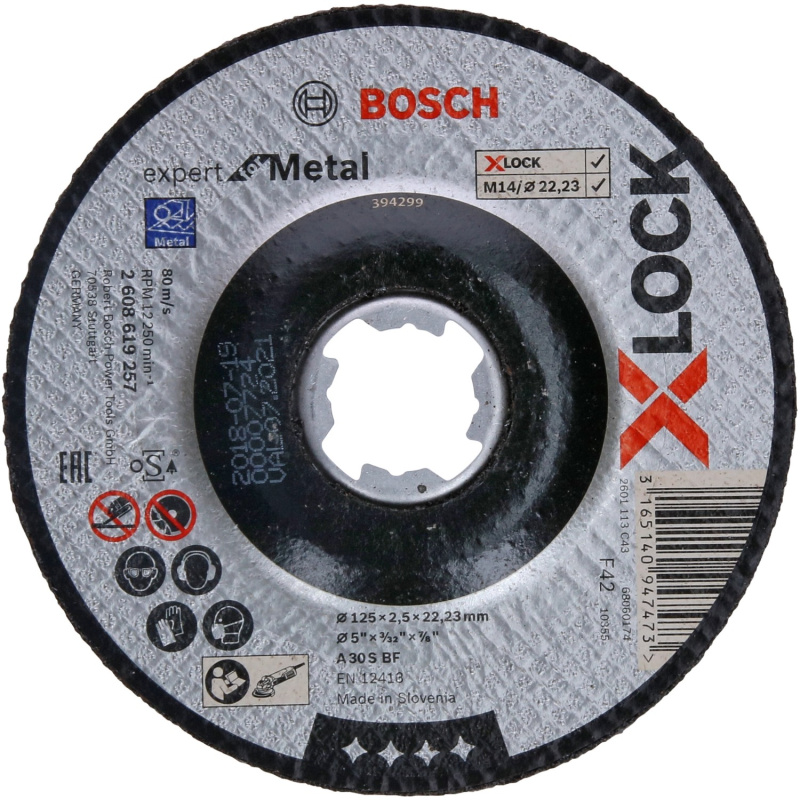 Bosch Řezací kotouč X-LOCK PRO Metal pr. 125 x 22,23 mm