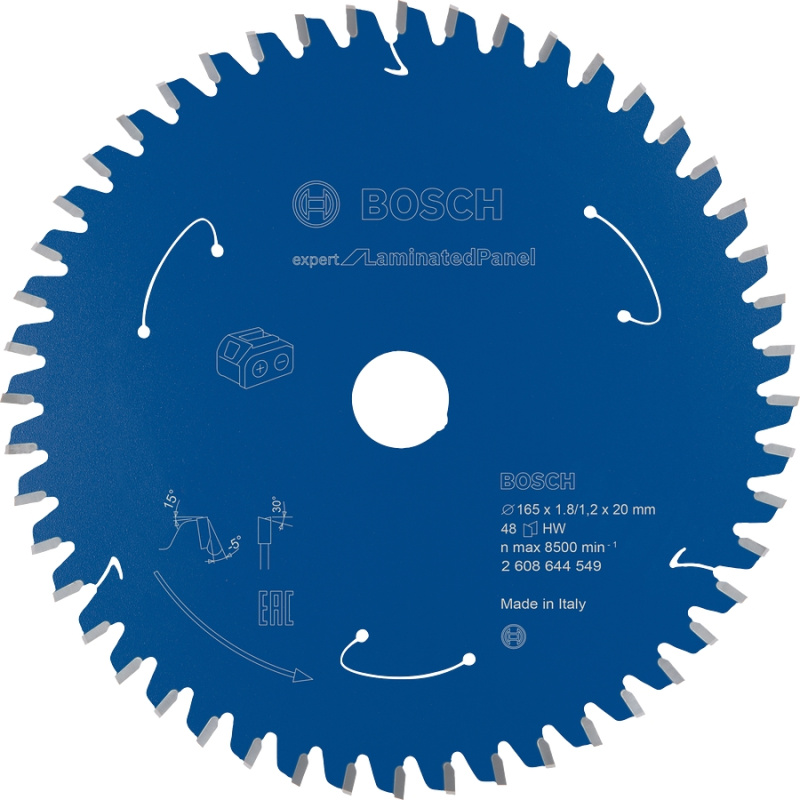 Kotouč Bosch Expert for Laminated Panel 165×20×1,2 mm 48 z.
