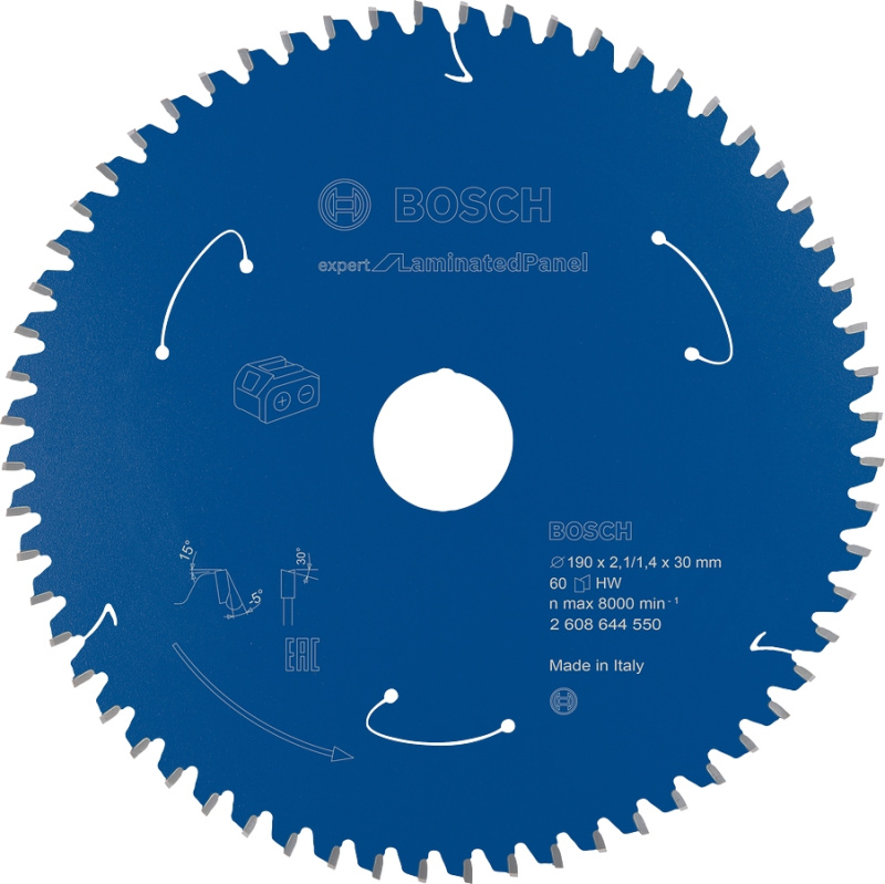 Kotouč Bosch Expert for Laminated Panel 190×30×1,4 mm 60 z.