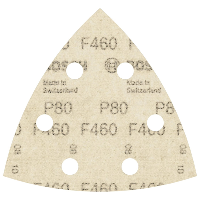 Bosch Brusný papír PRO F460 P80, 6 otvorů, 5 ks