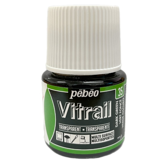 Vitrail (45ml) - 35 tmavě zelená