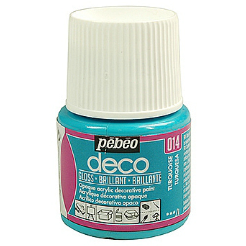 Akrylová barva Déco 45ml lesklá - tyrkysová