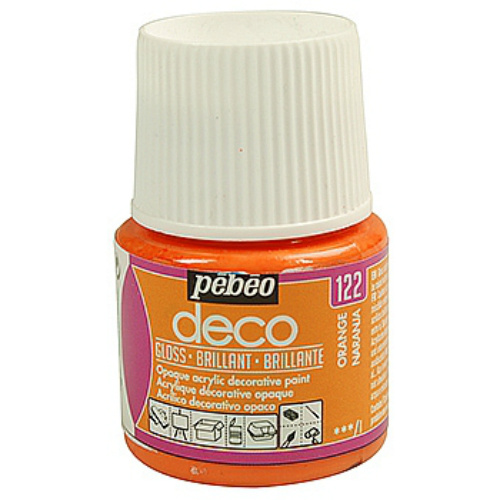 Akrylová barva Déco 45ml lesklá - oranžová