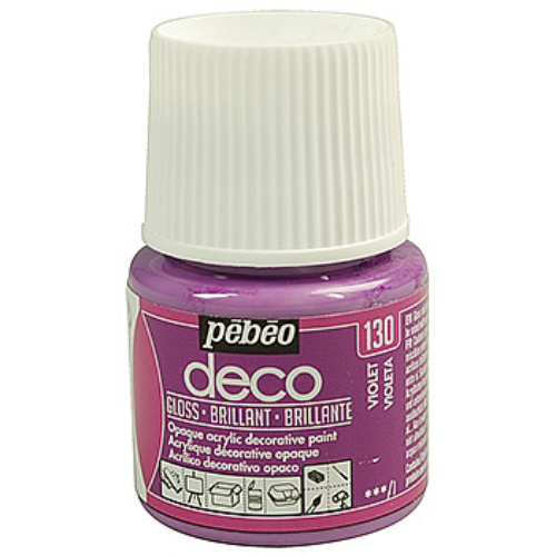 Akrylová barva Déco 45ml lesklá - fialová