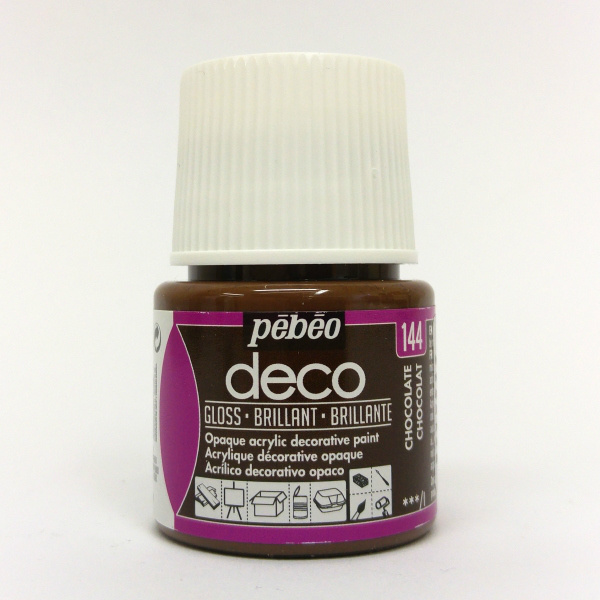 Akrylová barva Déco 45ml lesklá - hnědá čokoláda
