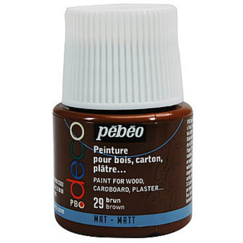 Akrylová barva Déco 45ml matná - hnědá