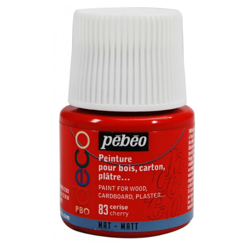 Akrylová barva Déco 45ml matná - červená třešeň