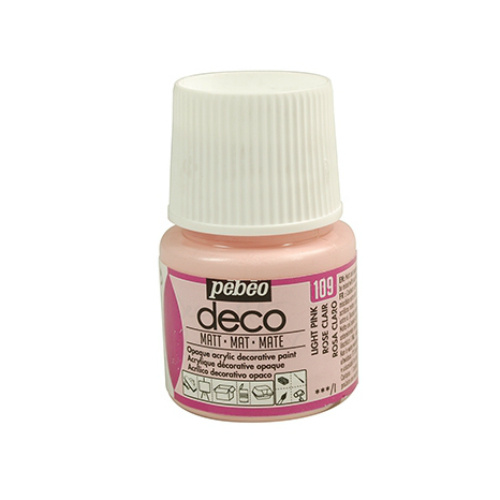 Akrylová barva Déco 45ml matná - růžová světlá