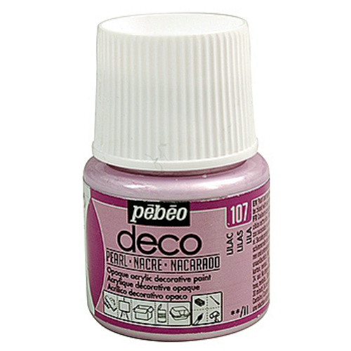 Akrylová barva Déco 45ml perleťová - fialová šeříková