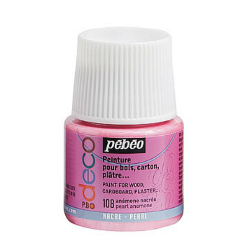 Akrylová barva Déco 45ml perleťová - růžová