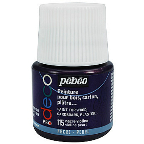 Akrylová barva Déco 45ml perleťová - fialová