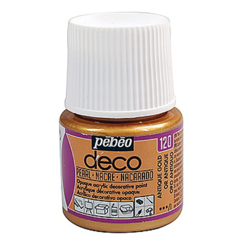 Akrylová barva Déco 45ml perleťová - zlatá antická