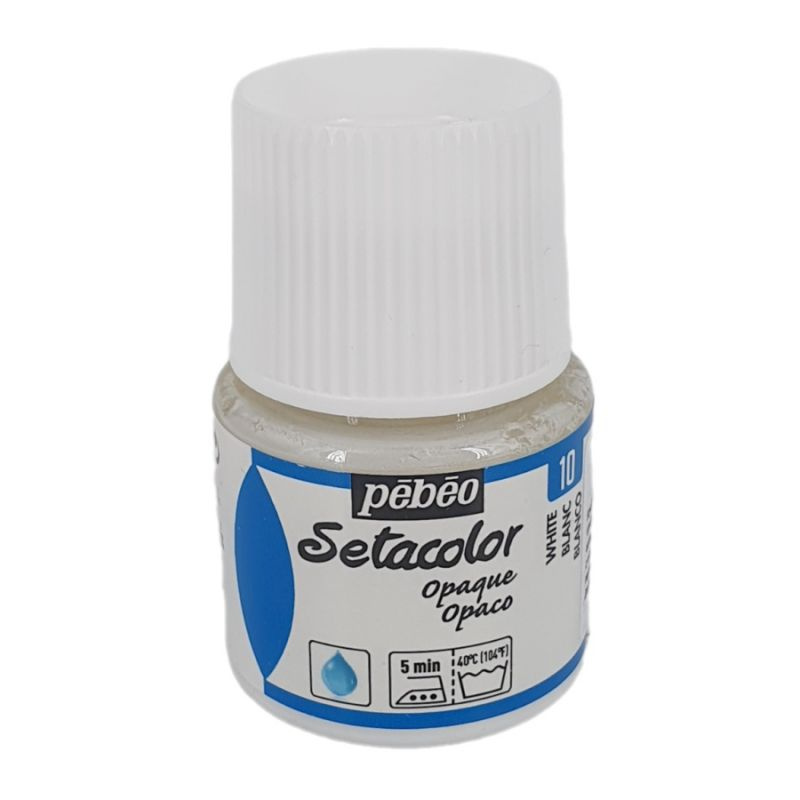 Setacolor 45ml titanová bílá barva na textil