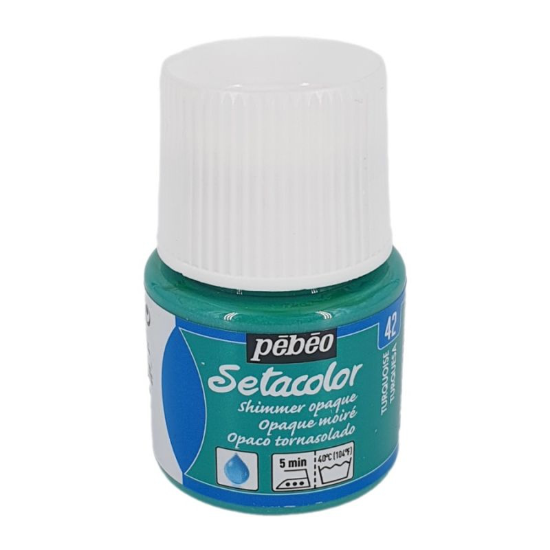 Setacolor 45ml Shimmer tyrkysová barva na textil