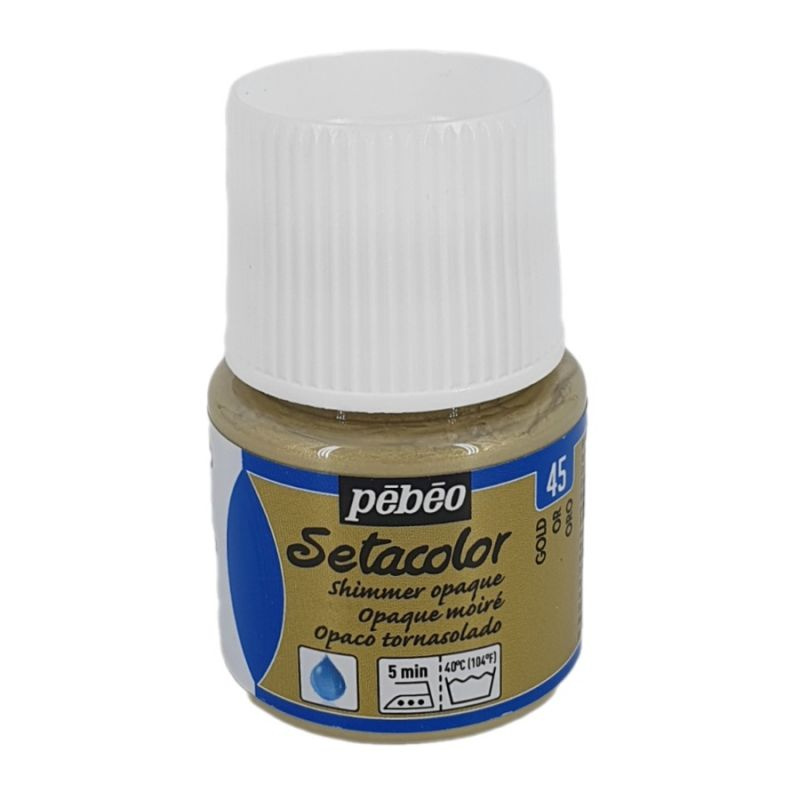 Setacolor 45ml metalická zlatá barva na textil