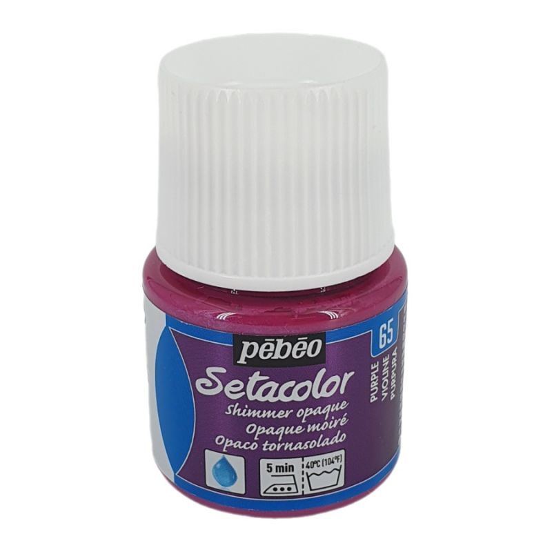 Setacolor 45ml metalická purpurová barva na textil