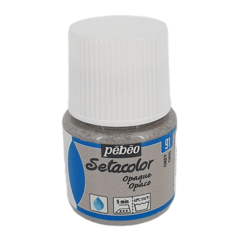 Setacolor 45ml šedá barva na textil