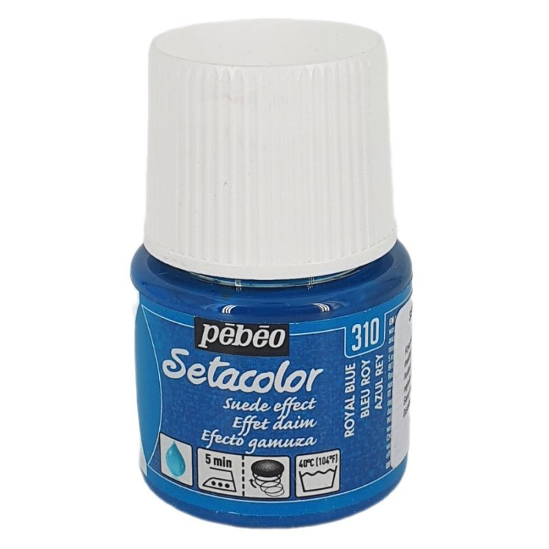 Setacolor 45ml 3D semišový efekt - královská modrá