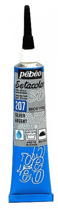 Pébeo Tekuté perly Pébeo, 20 ml - VYBERTE ODSTÍN - Tekuté perly Pébeo, 20 ml - stříbrné