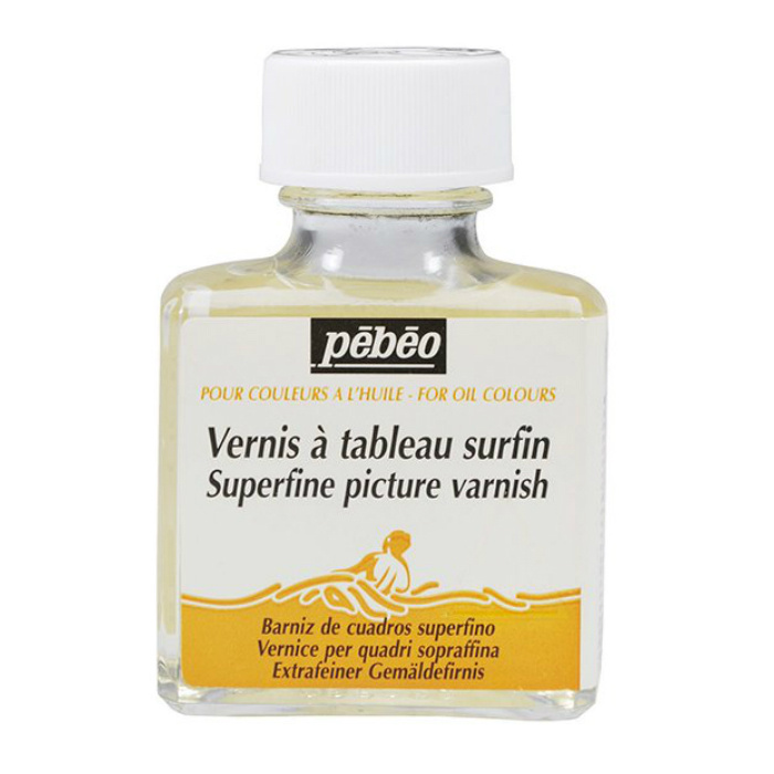 Jemný lesklý malířský lak pro oleje 75 ml