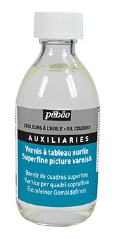 Jemný lesklý malířský lak pro olejové barvy 245 ml