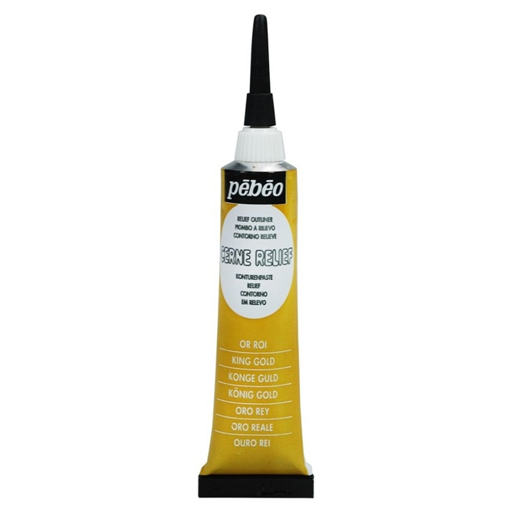 Kontura Cerne relief - královská zlatá