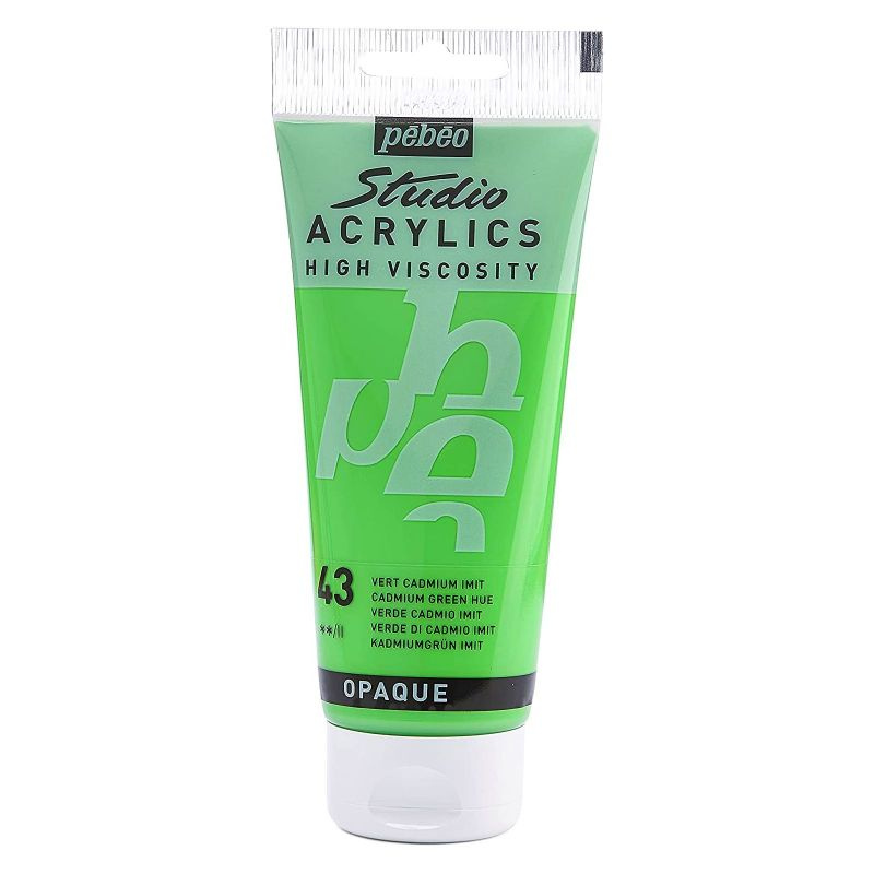 Akrylová barva Studio Acrylics kadmiově zelená 100ml